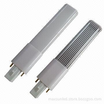 G23 LED bulbs, 6W, AC 180-260V, 50-60Hz, 150&deg beam angle